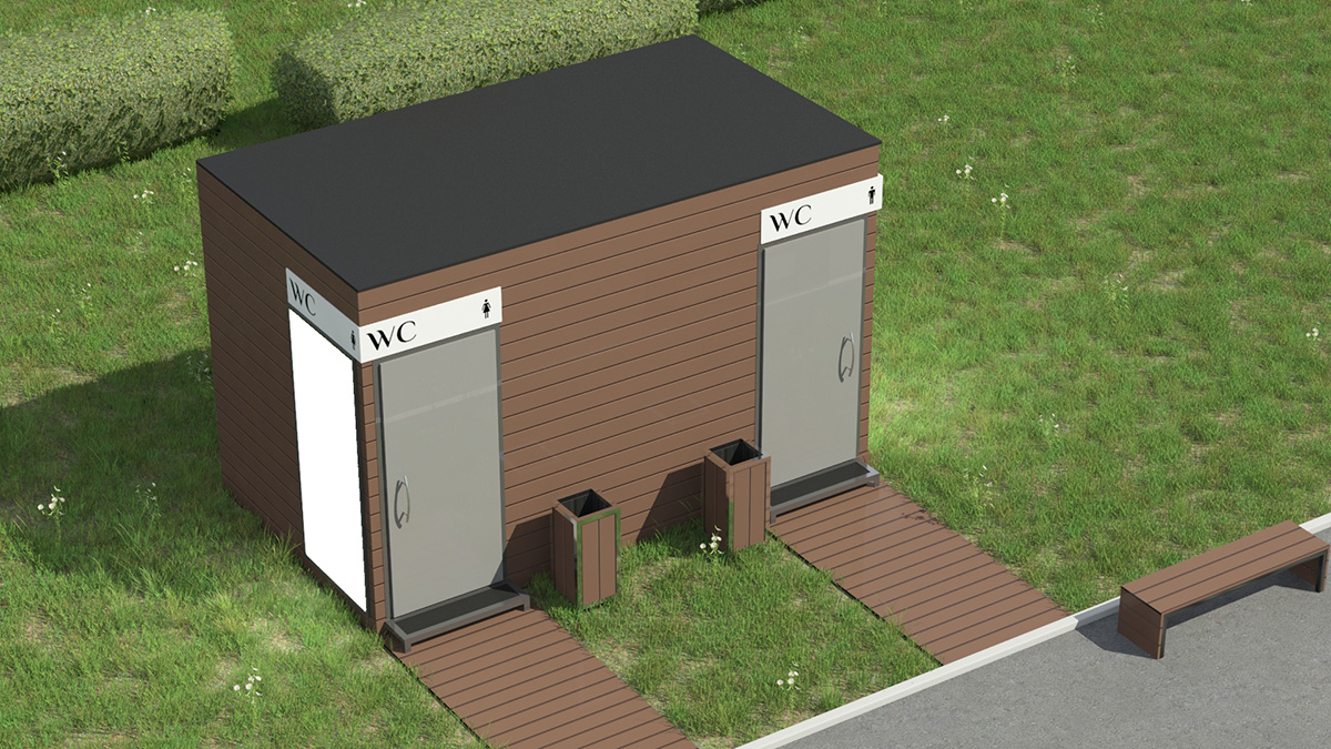 Туалетный модуль ТМ-02