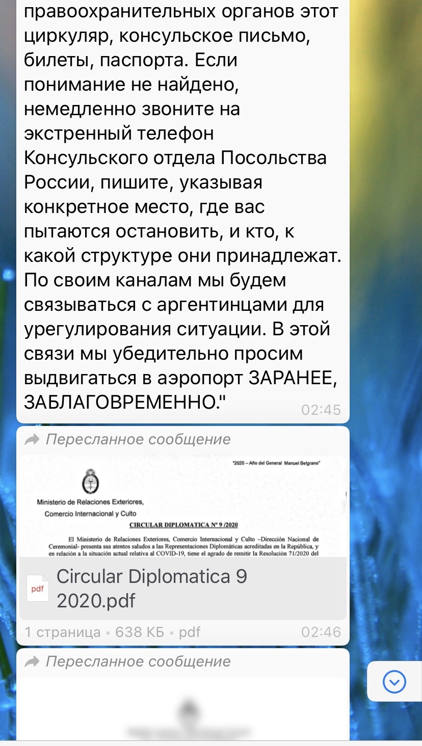 Застрявшие в Аргентине: «Заберите свой материнский капитал и эвакуируйте  нас отсюда!»