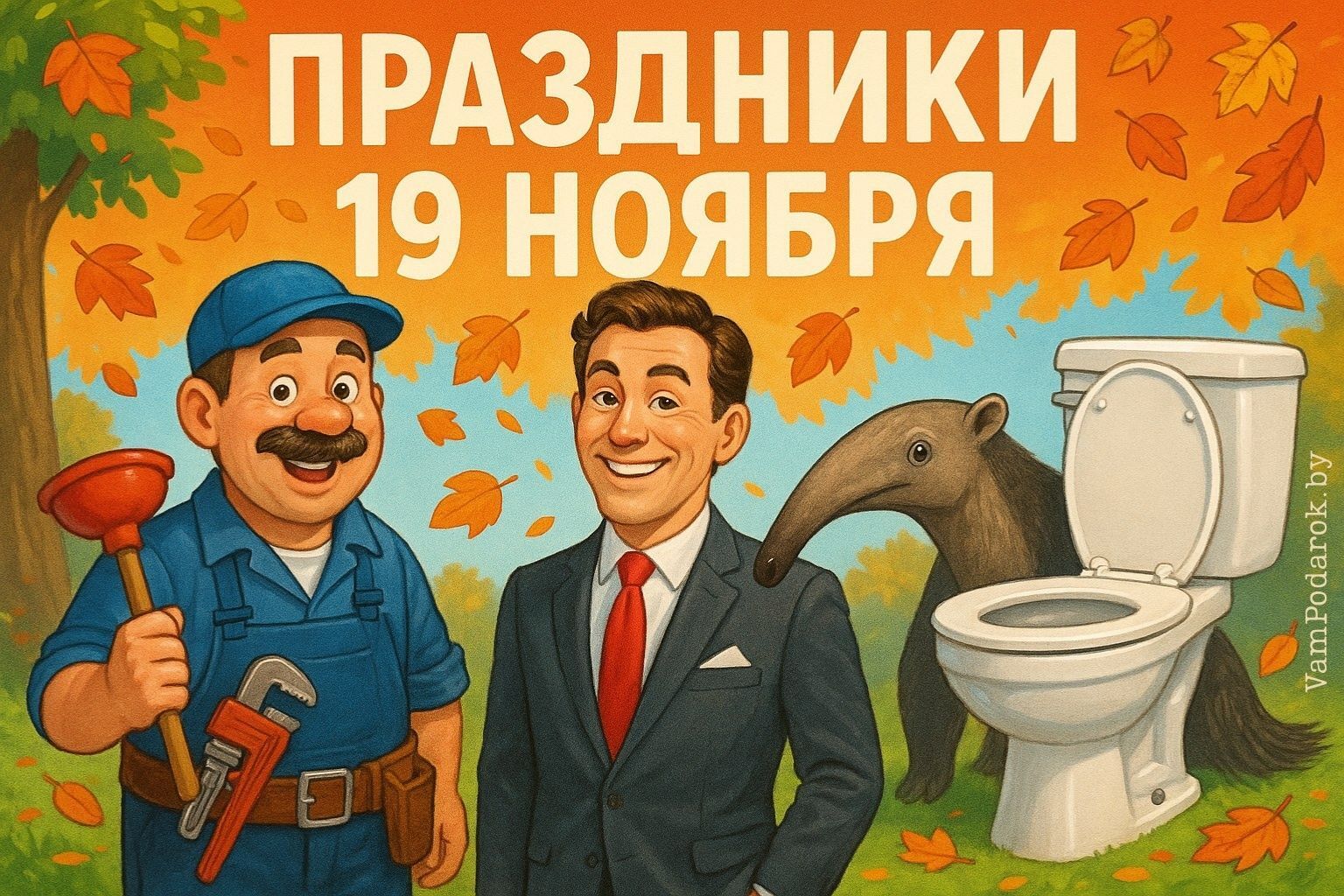 Праздники 19 ноября 2025 года – открытки и картинки