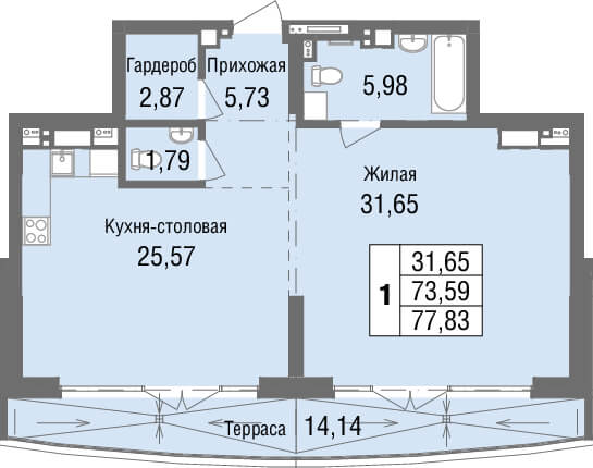 Квартира жк республика