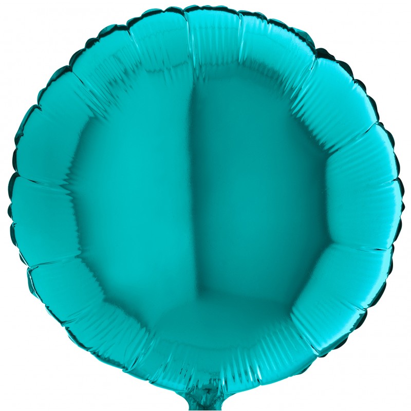 Тиффани 18. Фольгированный шар круглый. Бирюзовый шар круглый. Воздушный шар 45 см. Фольгированный шар круг бирюза.