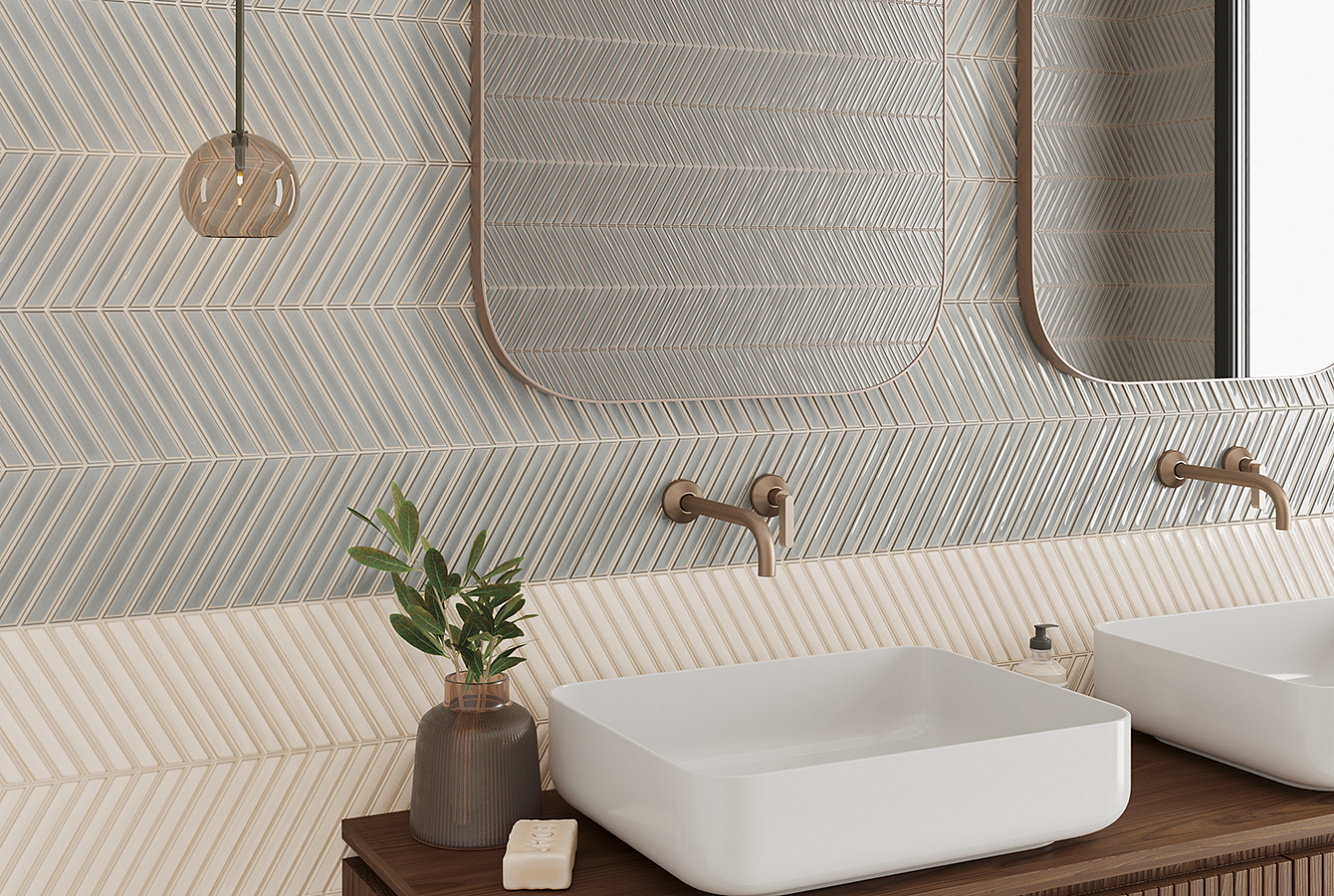 SPIKE BARS / A DEEP WHITE / B DEEP WHITE / A MINERAL GREY / B MINERAL GREY
