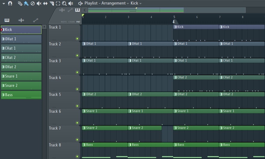 Как выровнять по сетке fl studio