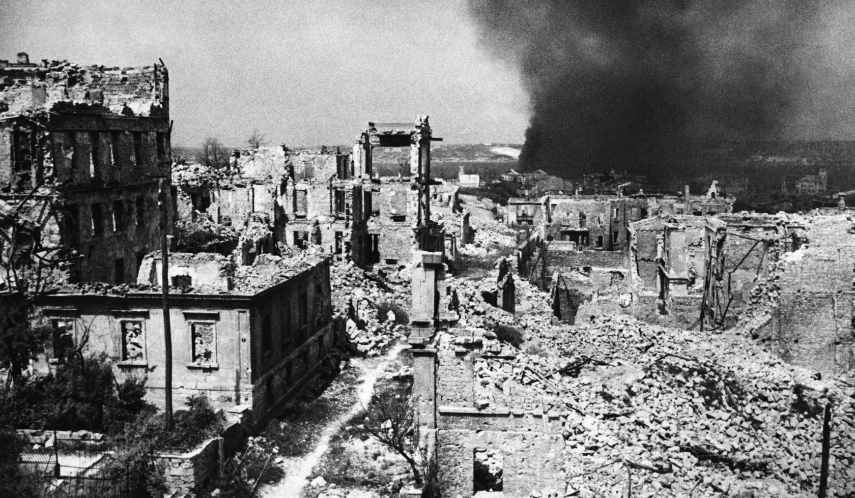 Разрушенный Севастополь 1944