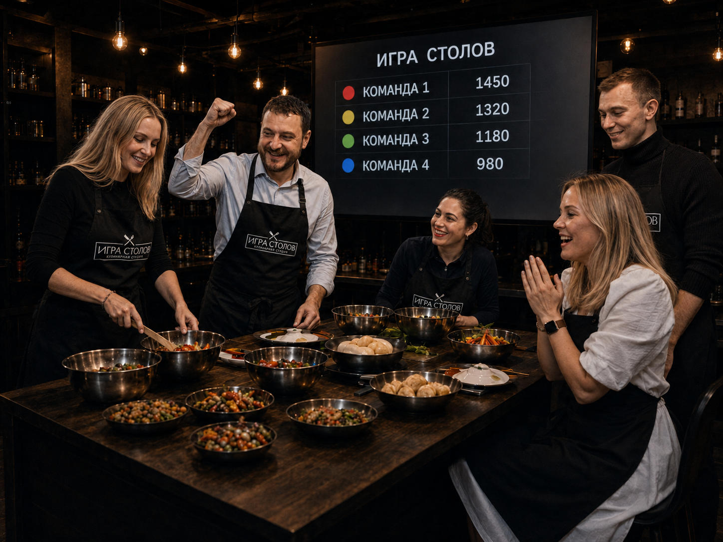 Командный формат кулинарного мастер-класса