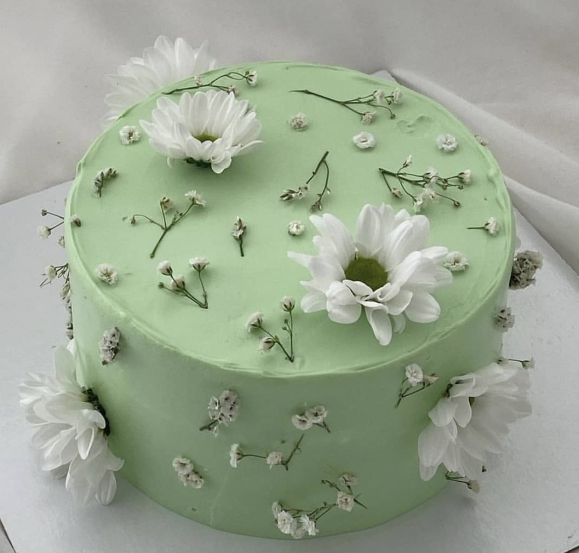 Aesthetic Cakes cute Green