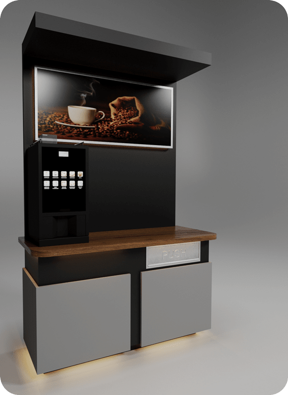 Купить вендинговые кофейные аппараты для бизнеса от производителя VendGo