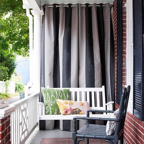 Пошив декоративных штор для беседки и веранды