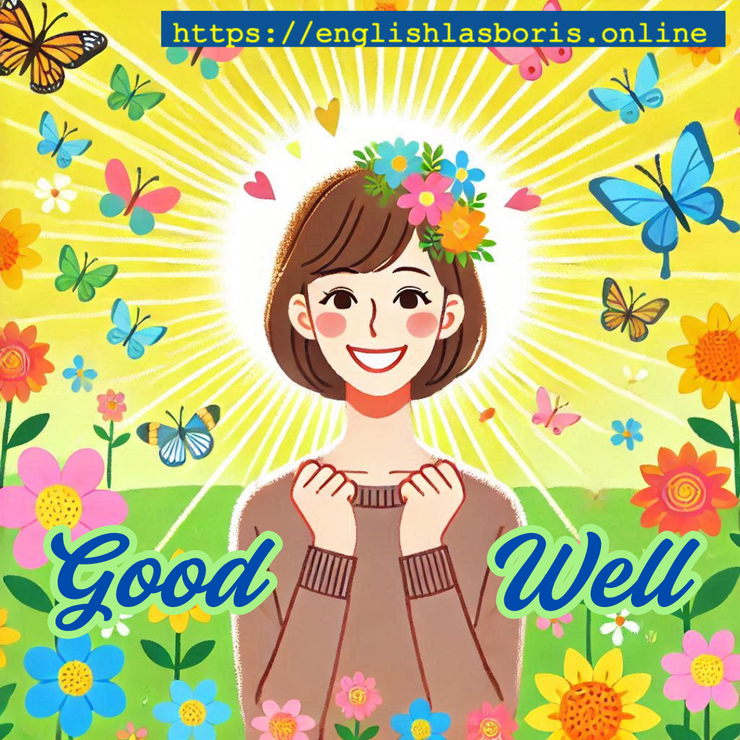Иллюстрация о правильном использовании good и well в английском языке