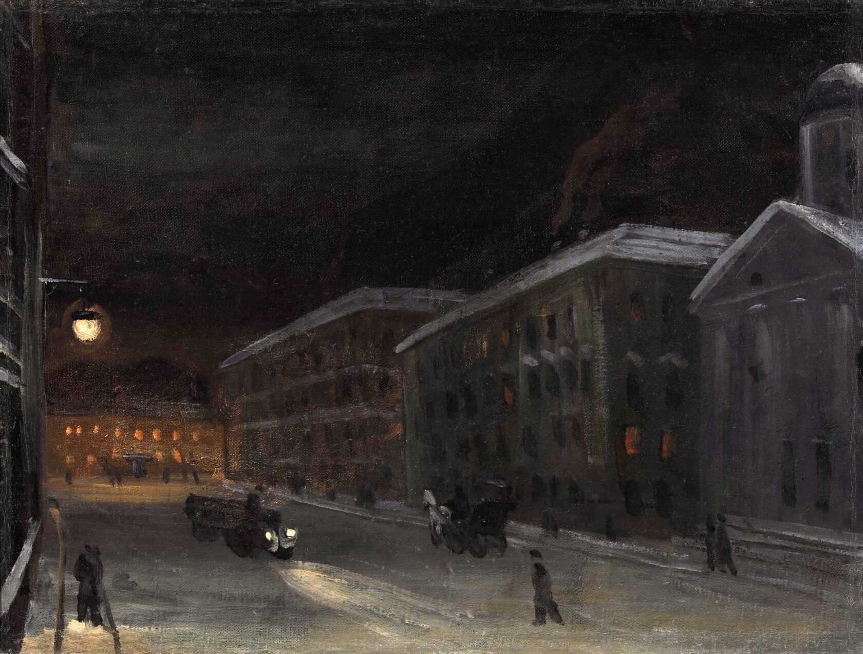 Улица Желябова. Зимний вечер. 1935 