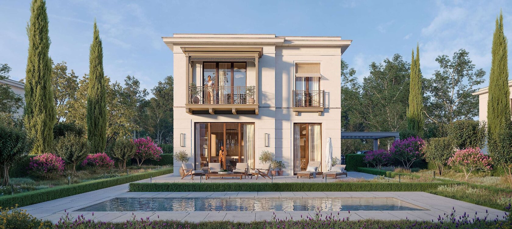 Вилла Cedar в проекте Набережная Тбилиси (Tbilisi Waterfront) — визуализация проекта.