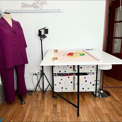 Раскройный стол | Как сделать стол для кроя ткани