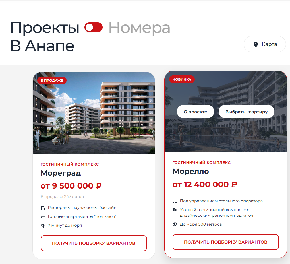 Anapa Invest — projects