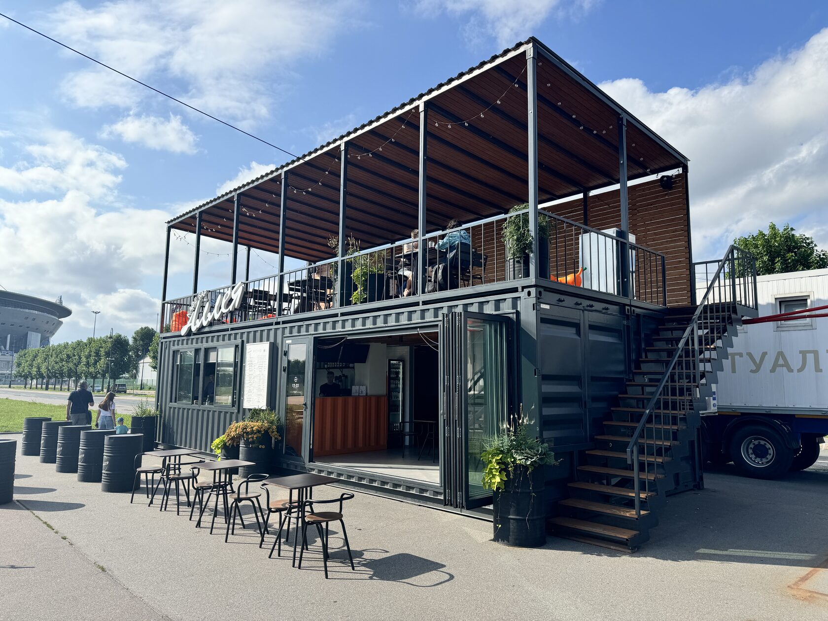 Белореченска жилой модуль гараж