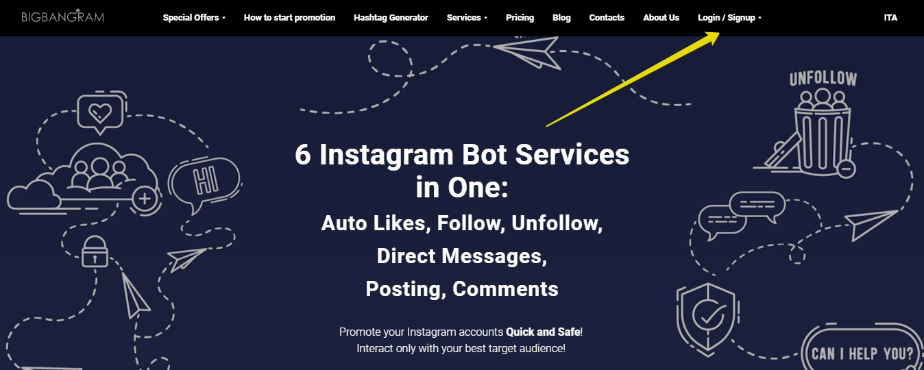  - instagram bot bigbangram we give presents to every new client
