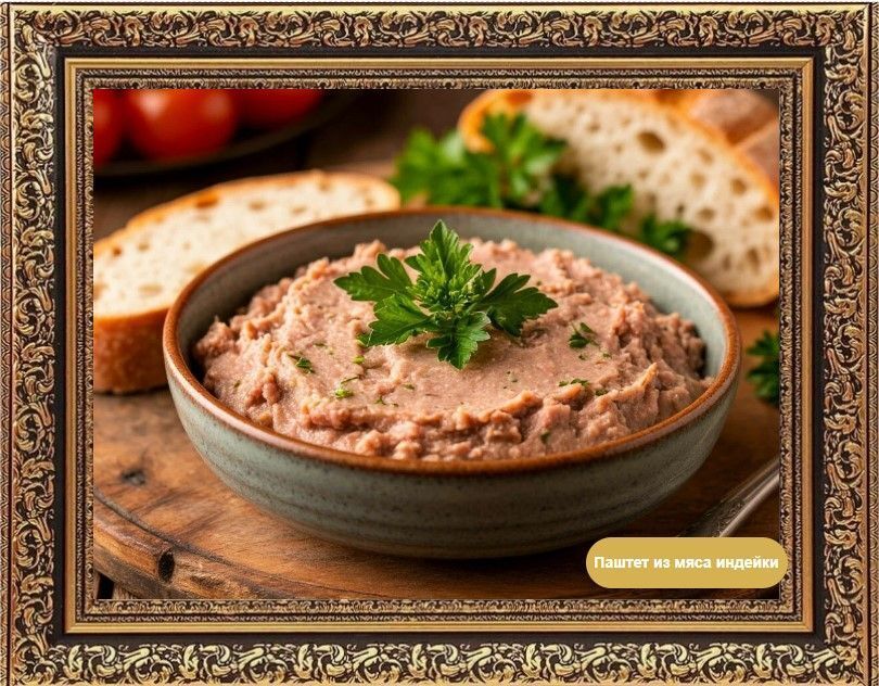 паштет из мяса индейки рецепт