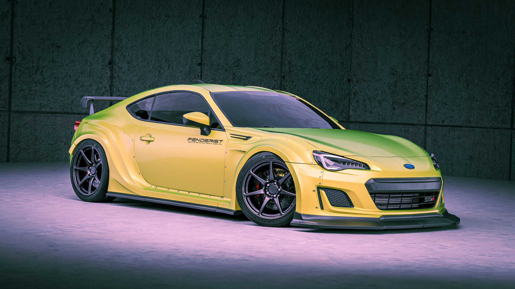 FENDERIST SPEC S FENDER FLARES SET / WIDE BODY KIT SUBARU BRZ 20172020