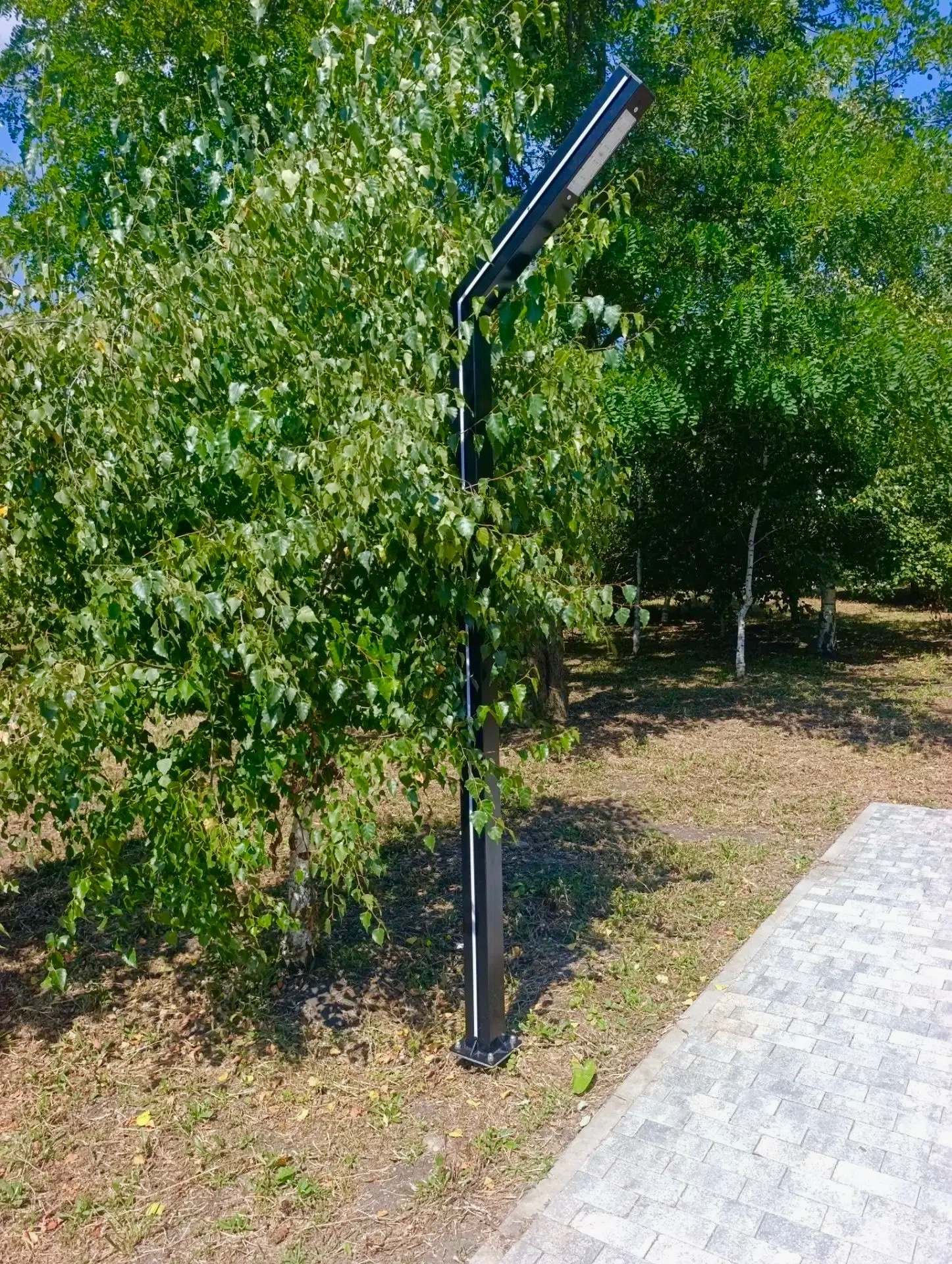 Уличный фонарь Бином Нео в парке посёлка Кавказский