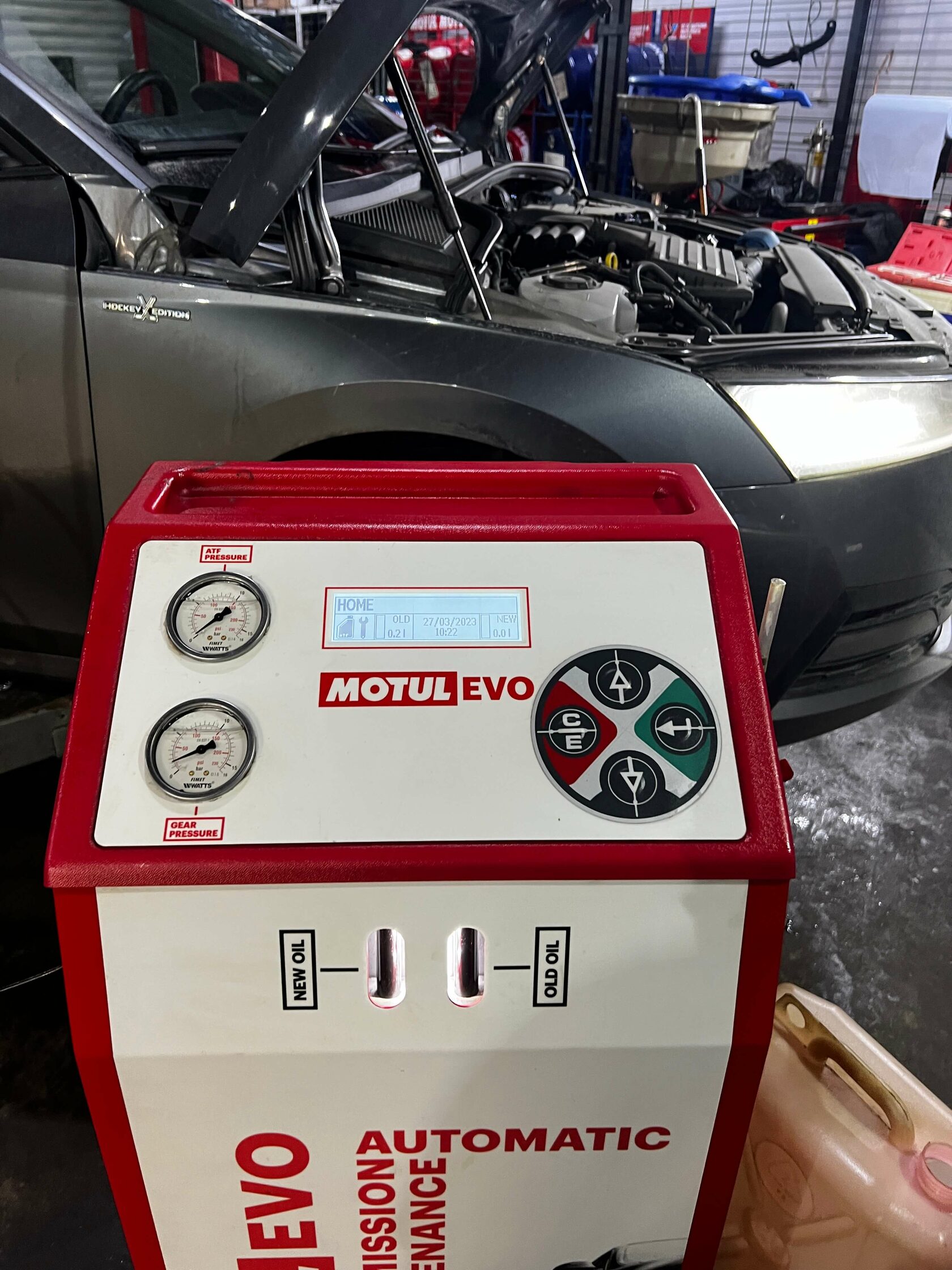 Установка Motul Evo для АКПП Skoda Octavia