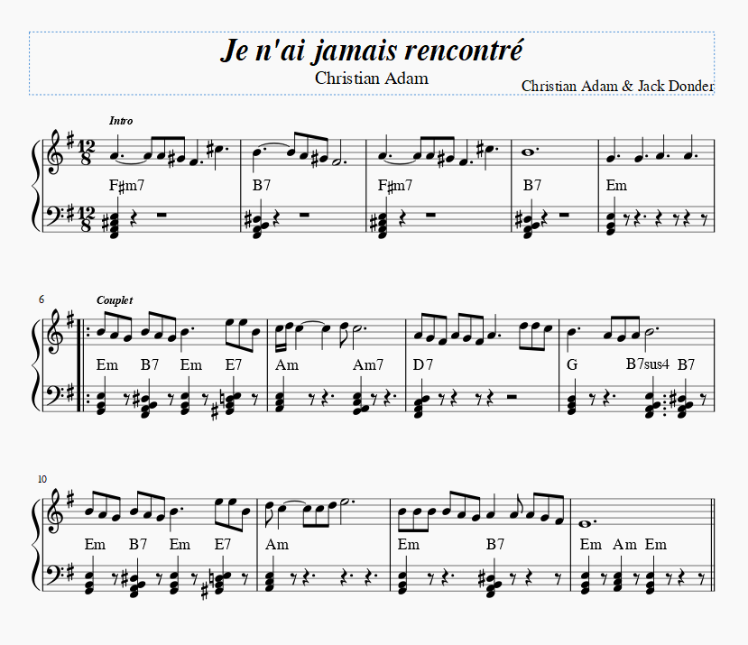 Je n'ai jamais rencontré