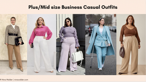 Business Casual Outfits for Plus-Size Women: Chic & Flattering Fashion  Choices