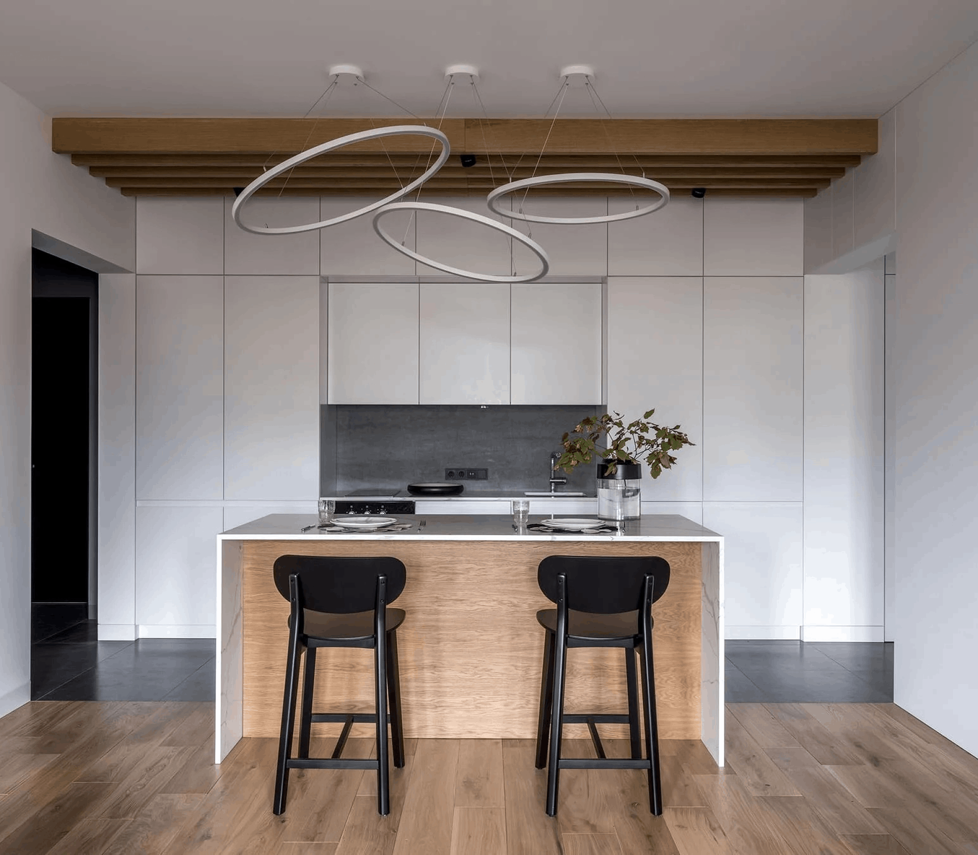 кухня минимализм фото