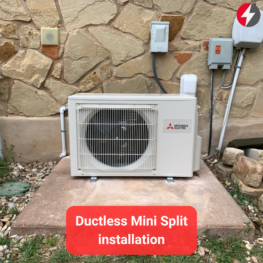 Mini split installation in Cedar Park, Texas