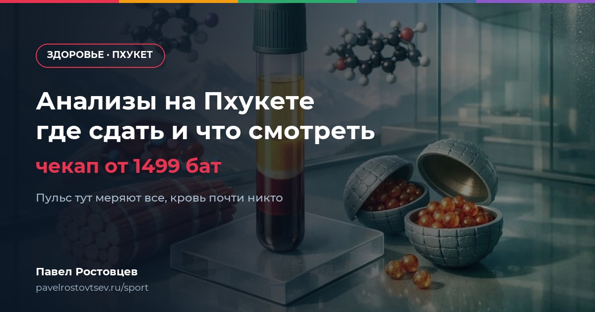 Анализы крови для тех, кто тренируется