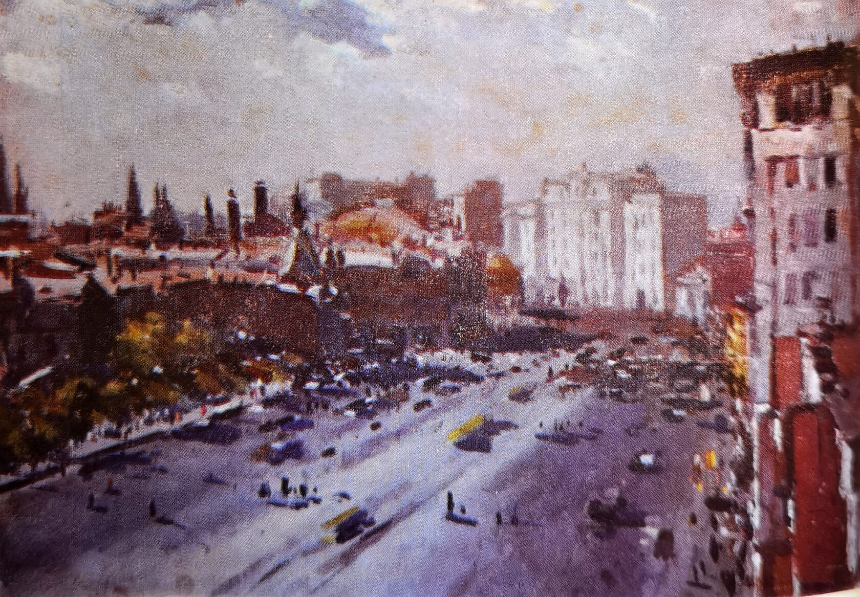 Москва. Театральный проезд, 1943 г.