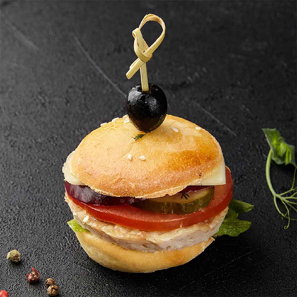 Мини бургеры для фуршета с доставкой. Различные виды начинок. Готовое ...