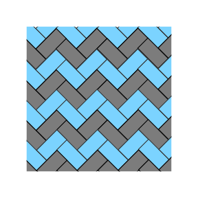 схема укладка брусчатки елочкой