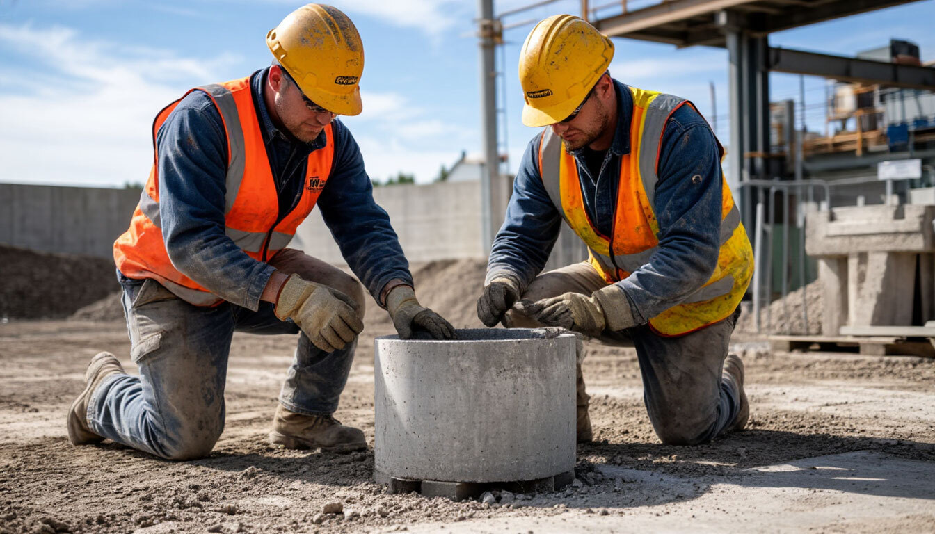 Проводим испытания бетона