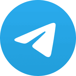 Иконка-кнопка, для перехода в мессенджер Telegram