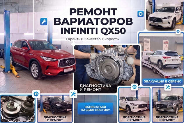Ремонт вариатора Infiniti QX50 — АКПП-Сервис, Москва. Гарантия Качество Скорость