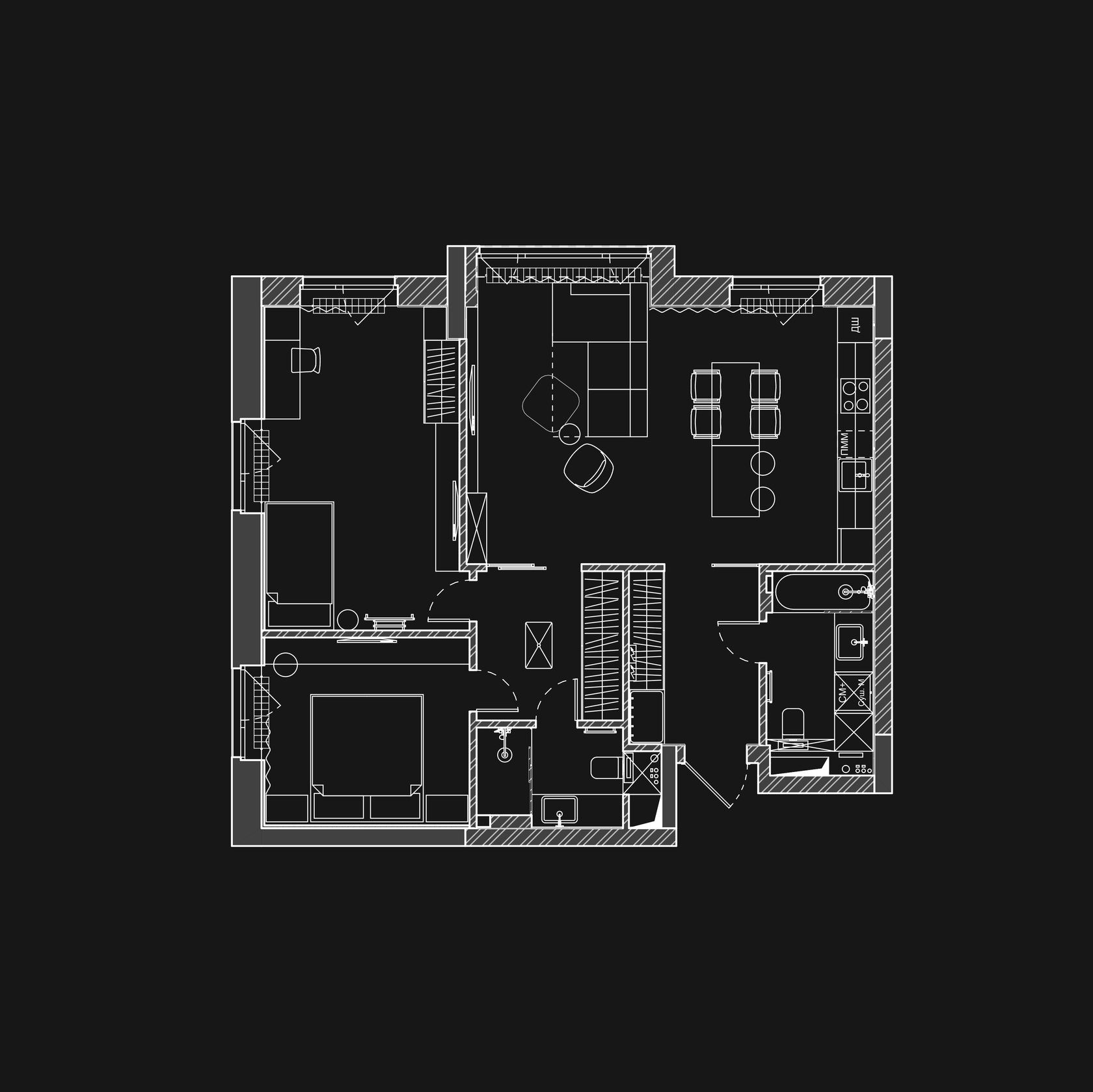 ЖК ЗИЛАРТ дизайн интерьера квартиры Москва