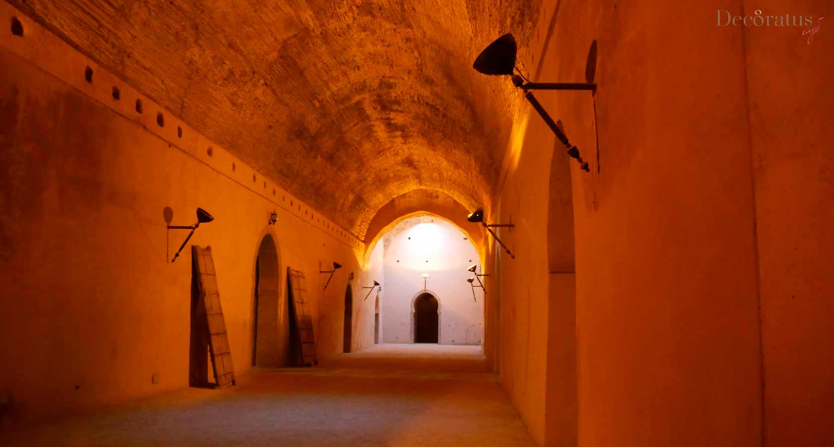 Подземное зернохранилище у Королевского Дворца Дар Эль Ма в Мекнесе в Марокко