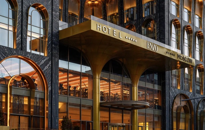 Фасад ENZO Hotel Moscow