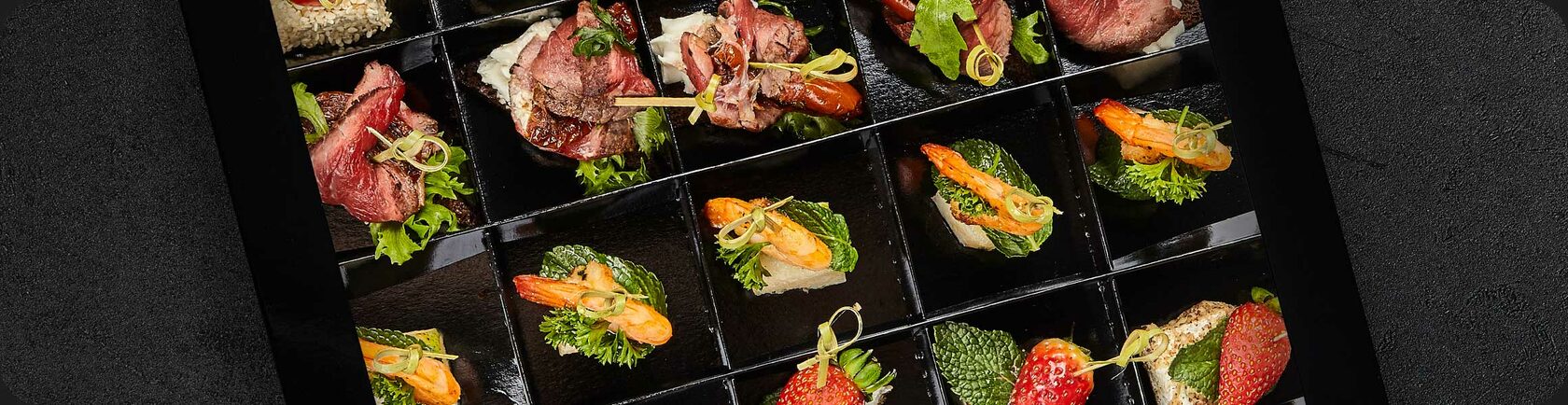 фурсет коробка с мини закусками 