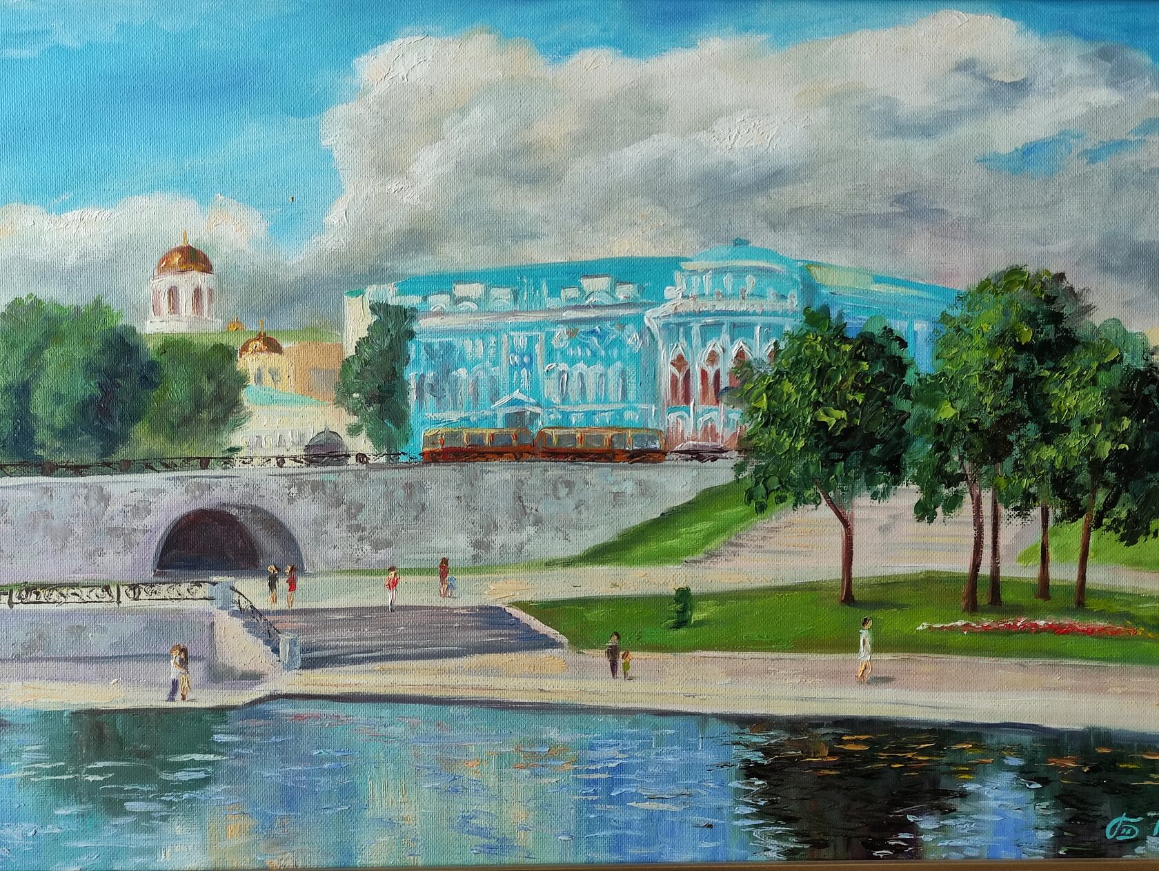 Плотинка екатеринбург рисунок карандашом