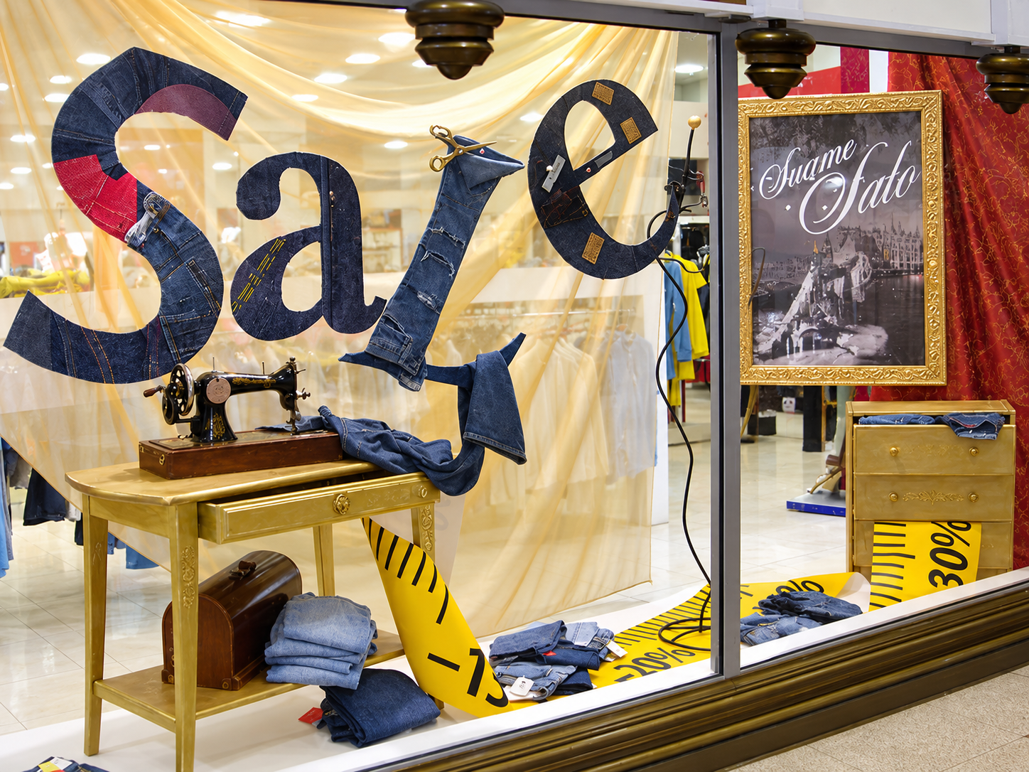 Витрина MOTOR Sale Denim