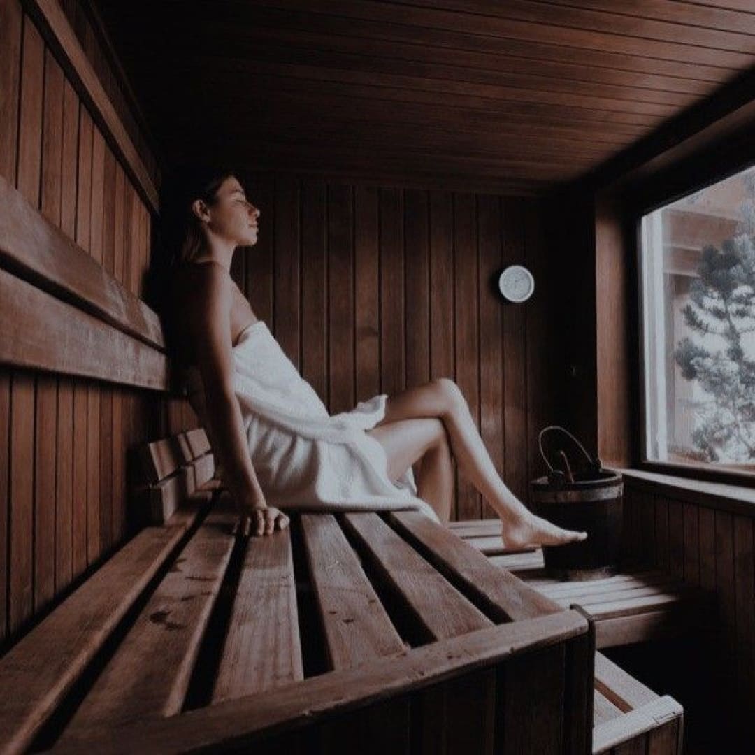 Steam room with sauna фото 40