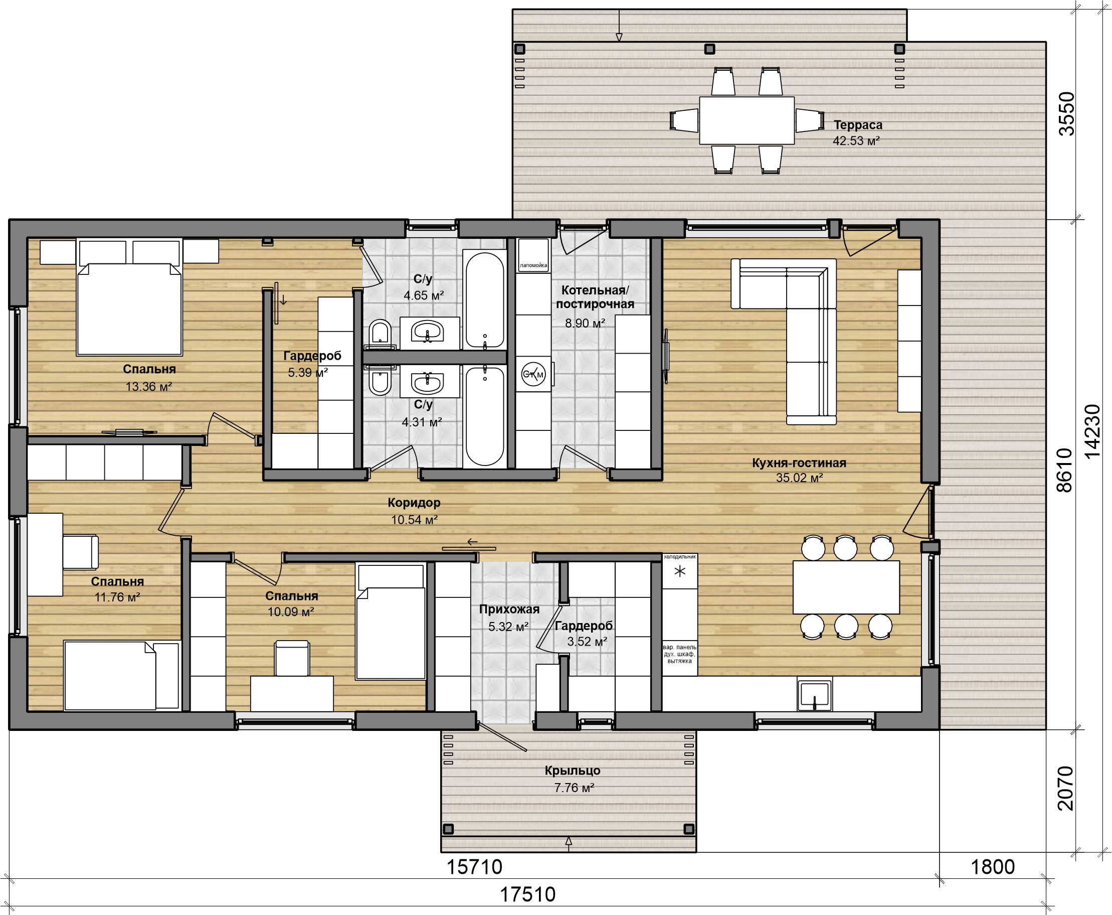 Тихорецка домокомплекты планировка