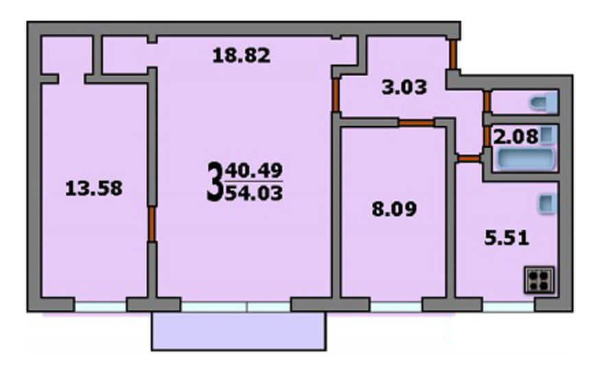 Площадь 54. Планировка 1-515 трехкомнатная. I-515/5м. I 515 5м планировка. Планировка 1-515/5 трехкомнатная.