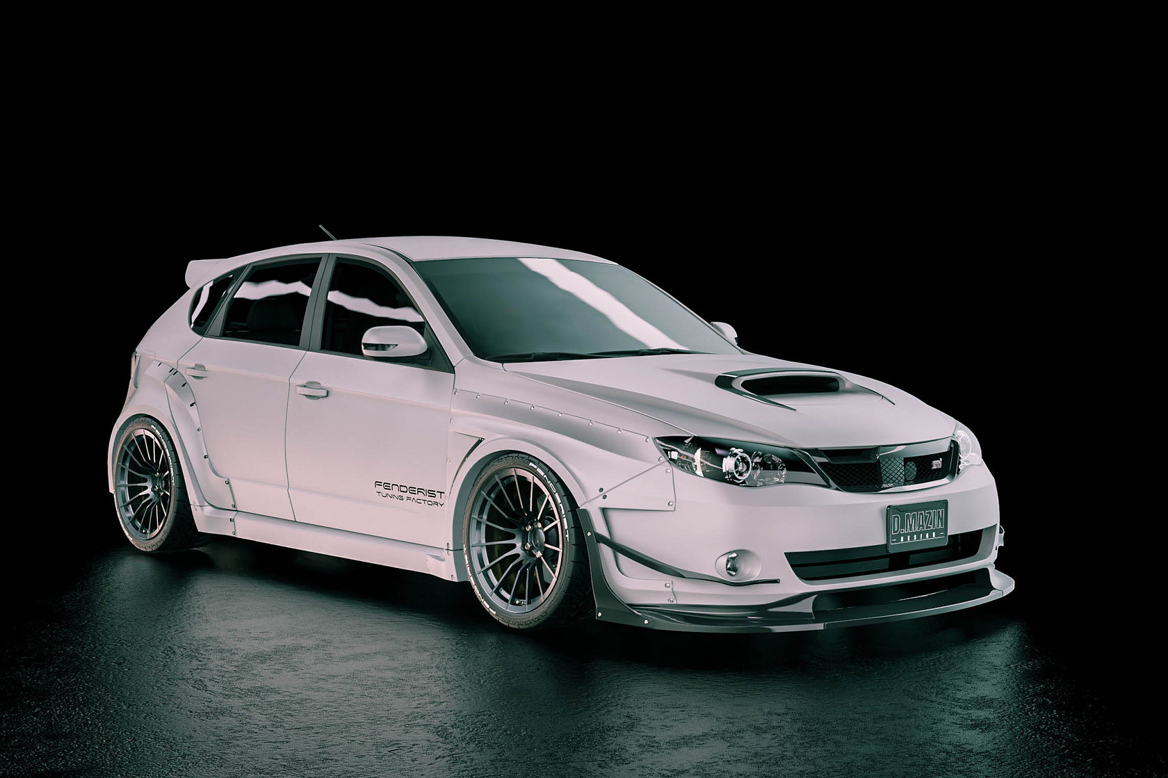 FENDERIST SPEC S Fender Flares Set / WIDE BODY KIT SUBARU