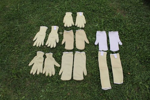 Термостойкие кевларовые перчатки, рукавицы и нарукавники Handsafe