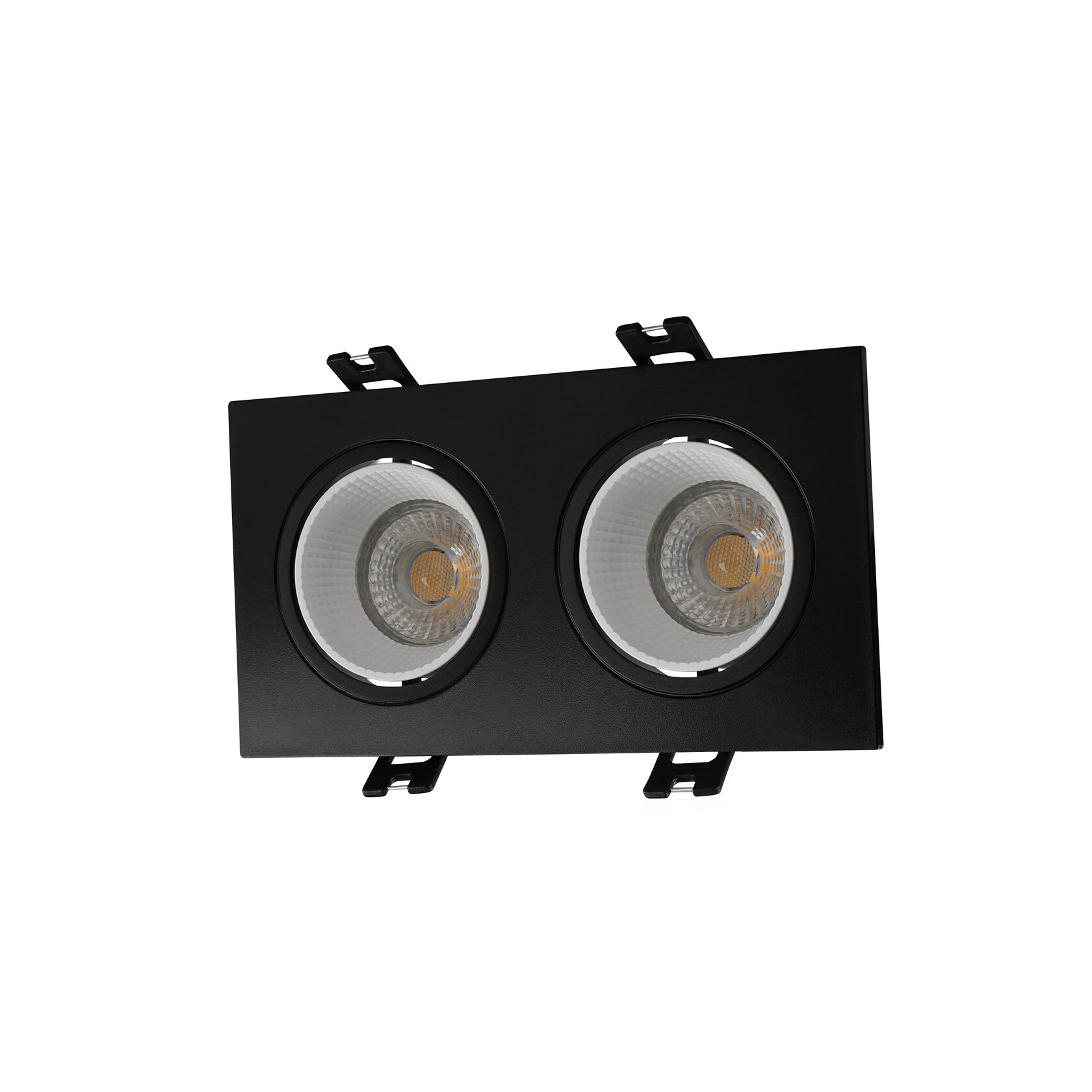 Встраиваемый светильник GU5.3 LED черный/белый пластик Denkirs DK3072-BK+WH DK3072-BK+WH