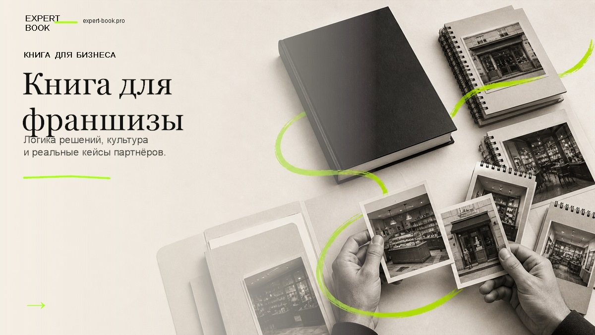 Обложка статьи «Книга для франшизы — не только регламенты» — Expert Book