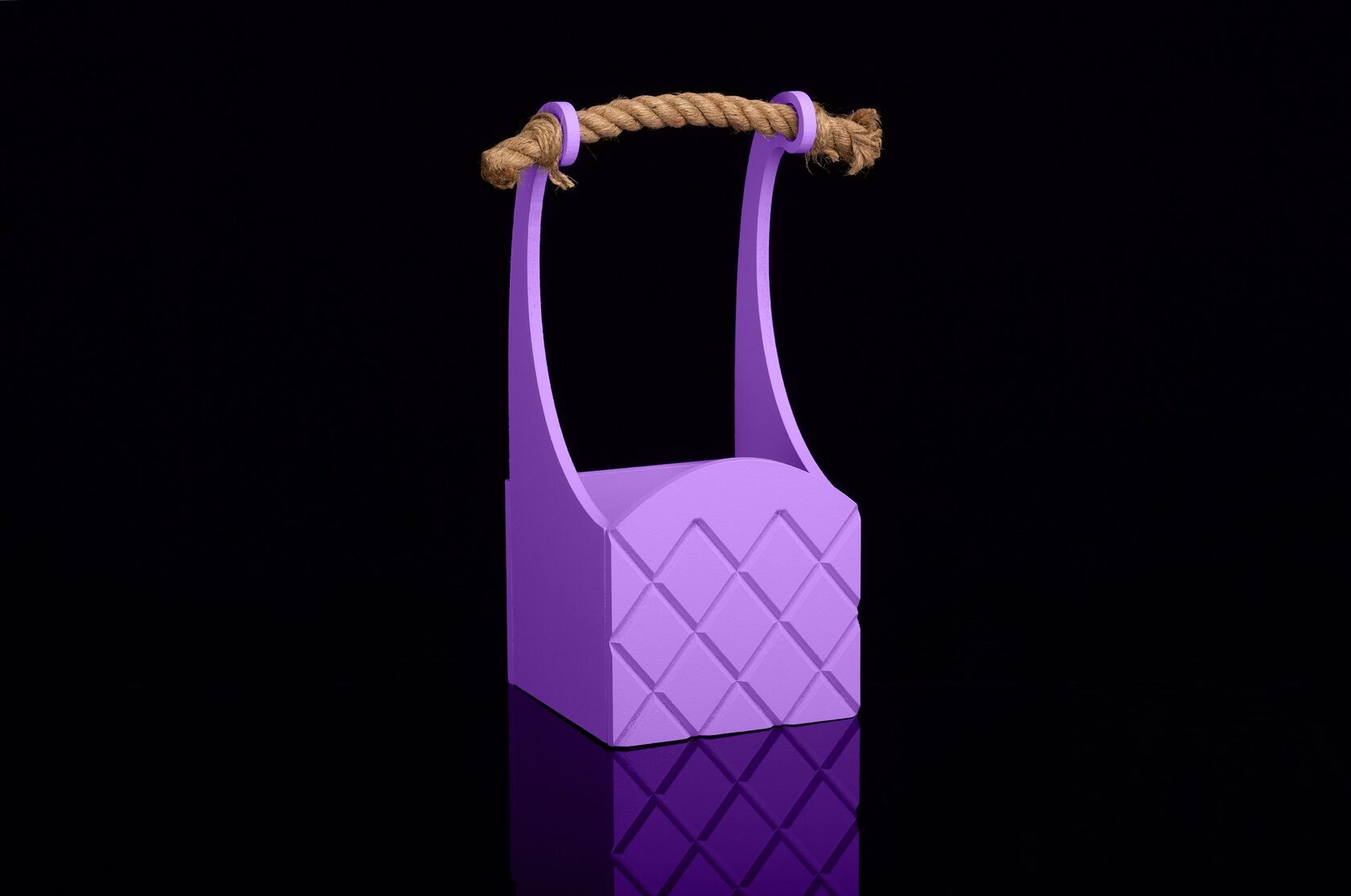 Ящик с канатом № 8 лиловый