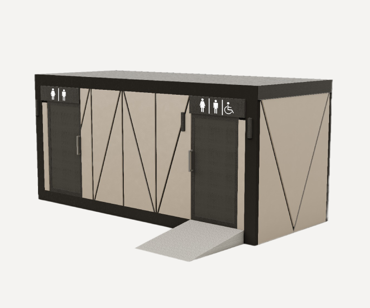 Автономные уличные туалетные модули для парка
