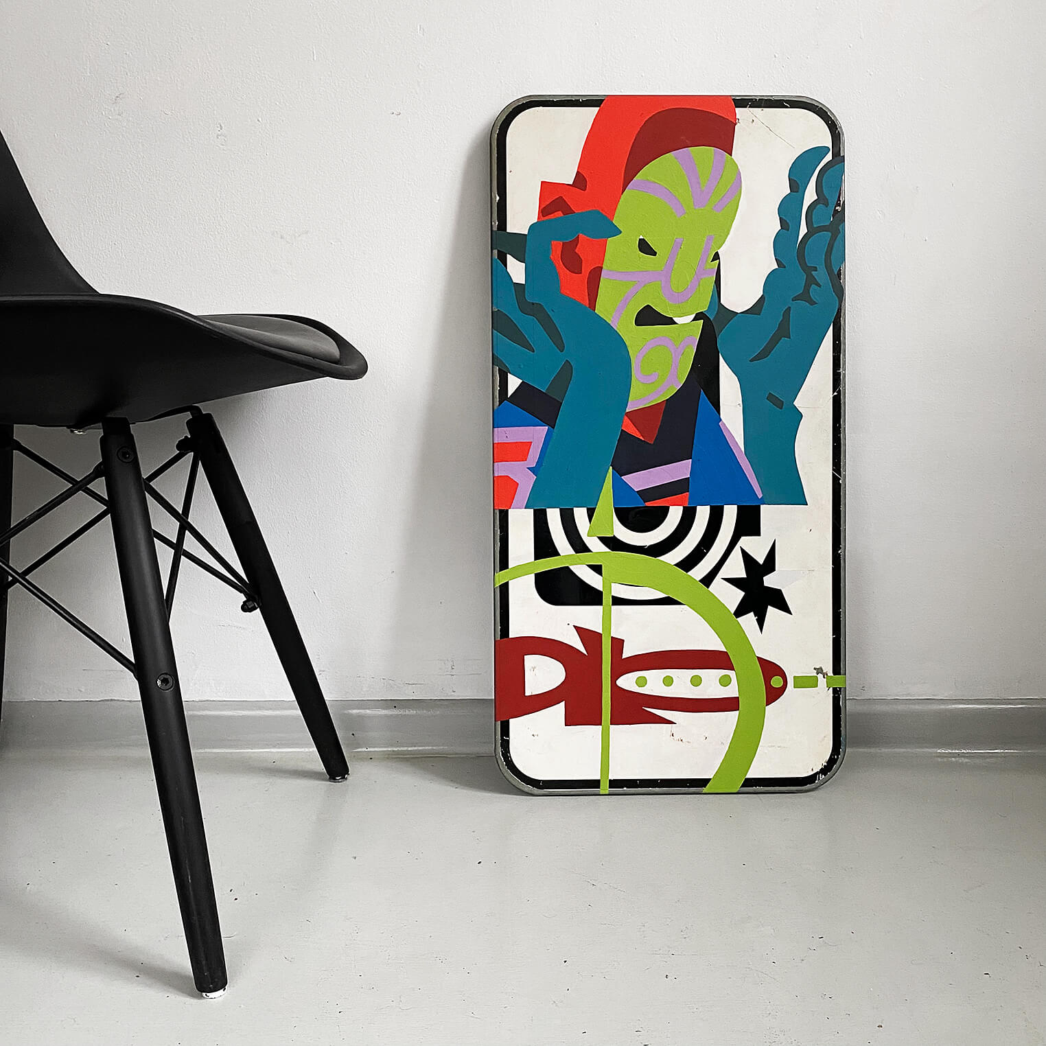 Графика на дорожных знаках. Автор Алексей Бархан.